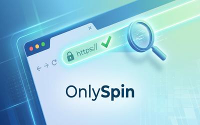 OnlySpin Adım 1 - Resmî Adresi Doğrulama Görseli